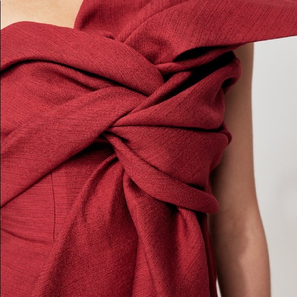 Sold NWT Cmeo Collective Other Midi Dress Berry - Picture 2 of 7